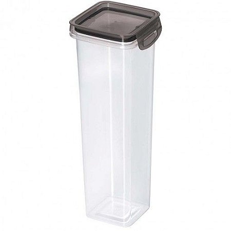 Porta Condimentos Quadrado Trava Mais 1,6Litros  Cristal