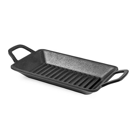 Mini Travessa Grill Retangular Com Alça Melanina 100% 22CM GX5627 HOUSEWARE