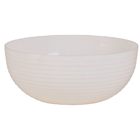 Travessa Redonda Com Friso LE CHEF 26x11Cm Branca
