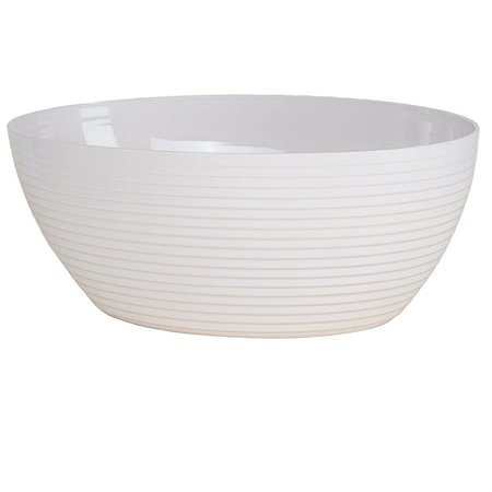 Travessa Oval Com Friso LE CHEF 33,5x23,5x12,5Cm Branca