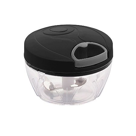 Mini Processador de Alimentos Manual 3 Lâminas 12,5cm x 9cm