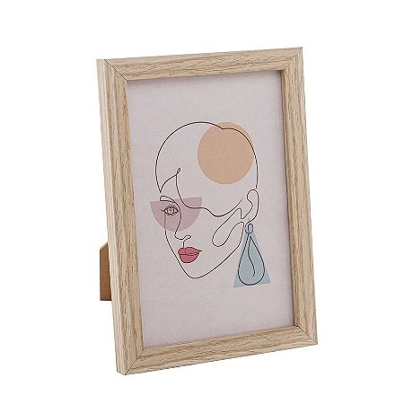 Porta Retrato ou Paisagem 10 x 15 CM Em MDF Areia 	4661 Lyor