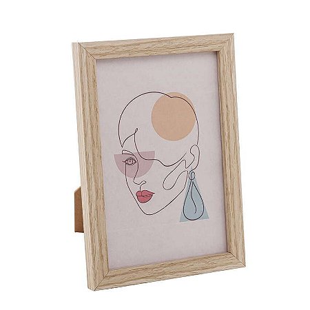 Porta Retrato ou Paisagem 15x20CM Em MDF Areia 	4662 Lyor