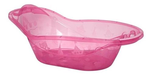 Banheira Banho Infantil Estampa 23 L Rosa  Jaguar