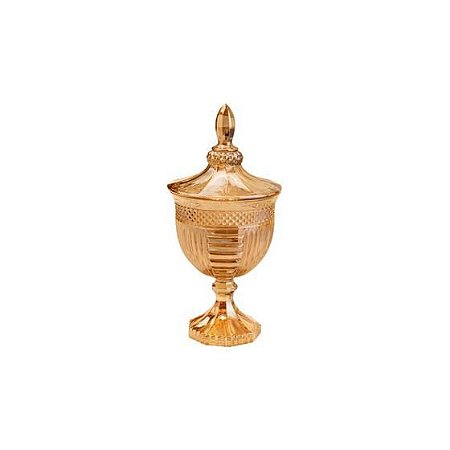Potiche Bomboniere Cristal Ambar Santorini 11,5x24,5cm Lyor