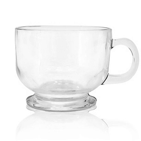 Caneca Jumbo Tradicional 500ml Transparente 13,5x10,5x8,5cm