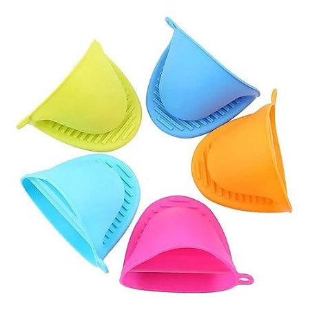 Luva Térmica de Silicone Para Cozinha Colors 10x8CM