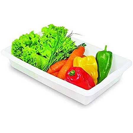 Travessa Temperar ou Servir Alimentos Branca 29x20x6 Cm