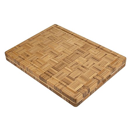 Tábua Para Corte em Bambu 40x30x4cm Churrasco 5730 WEck