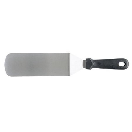 Espátula Longa Curva Profissional em Aço Inox 35,5x7Cm