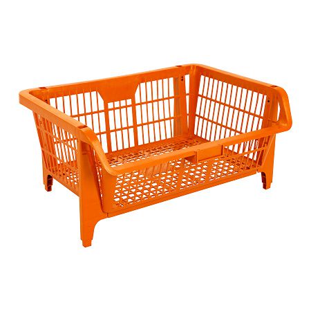 Cesto Expositor Empilhável Médio Laranja 42521 Presto