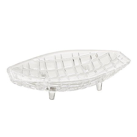 Centro de Mesa de Cristal Deli 26x14x5,5Cm 7243 Lyor