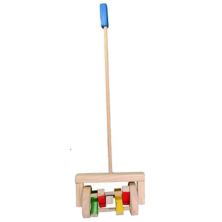 Brinquedo Corta Graminha Em Madeira Reflorestamento Ame toys