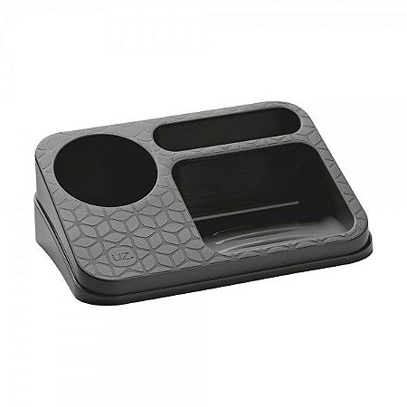 Organizador de Pia Premium Preto Esponja, Detengente, Sabão