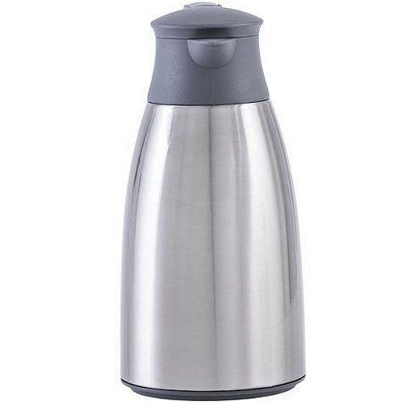 Garrafa Térmica Inox 1 Litro Café Água 12h Quente E 24h Frio