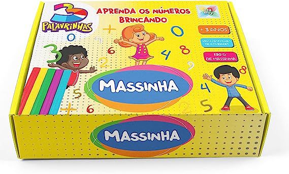 Massinha 3 Palavrinhas Com Folha de Atividade 2171 Big Boy