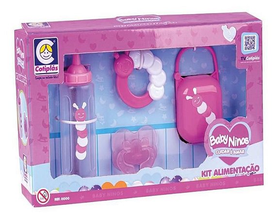 Brinquedo Faz De Conta Baby Ninos Alimentação Cuidados Bebe