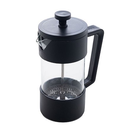 Cafeteira Prensa Francesa de Vidro, Inox e Plastico 420ml