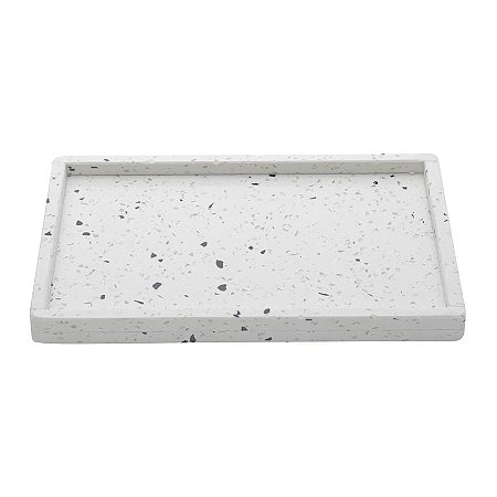Bandeja De Marmore Terrazzo 27x17x2CM Bandeija para Servir
