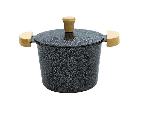 Caldeirão Nobre Craq.Preto nº 20 3,9 Litros 20x15 cm C/Tampa