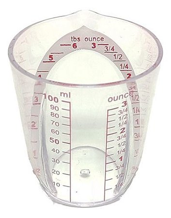 Copo Dosador Medidor Plástico 88ML Multiuso Para Drinks