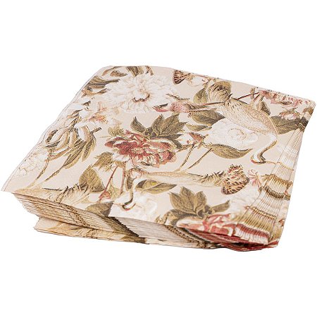 Conjunto 20 Guardanapos de Papel Estampado Heron 25Cm