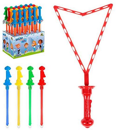 Bolhas De Sabão Bastão Colors Bolhas Magicas Gigantes 44Cm