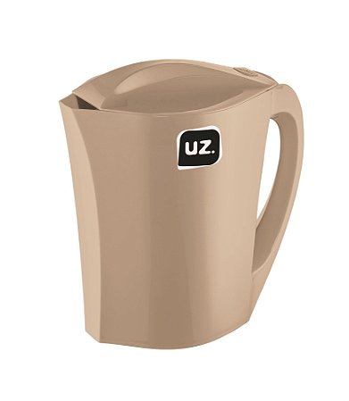 Jarra 1,5 Litros Gold Suco, Água Com Tampa e Alça Capuccino