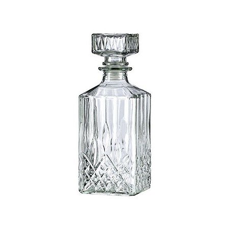 Garrafa Para Whisk de Vidro Diamante 900ml 5737 Lyor