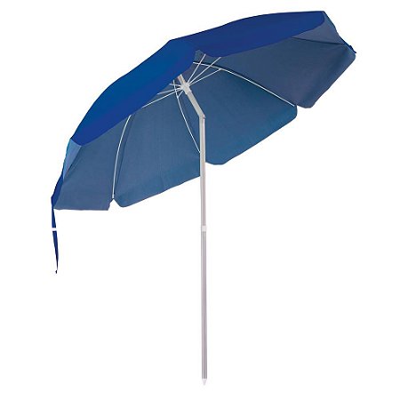 Guarda Sol Azul Bagum Praia Premium 2,4 Metros Articulado
