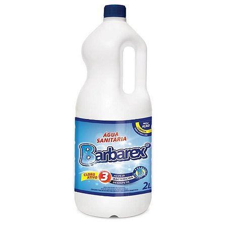 Agua Sanitária Multiuso 2 Litros Tripla Ação Barbarex