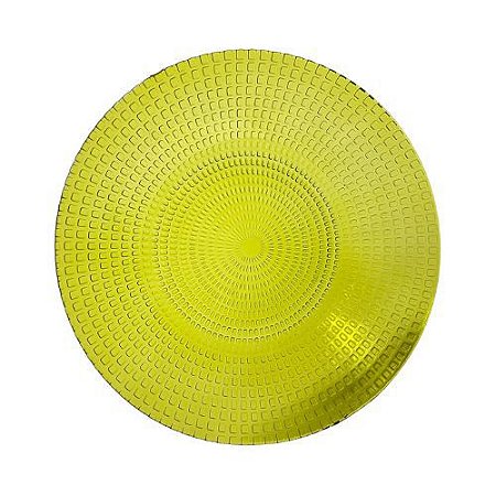 Prato Raso Firenze Verde 100% Vidro Temp. 26Cm TPP 349 Durax
