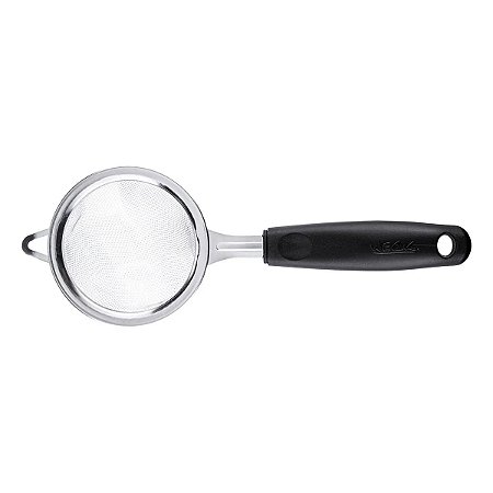 Peneira De Aço Inox 9cm Cabo Preto Weck