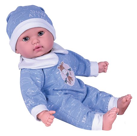 Boneca Coleção Te Amo Bebê Menino Mini Abre e Fecha o Olho