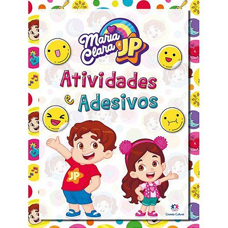 Livro Maria Clara e JP Adesivos e Atividades Divertidas 32pg