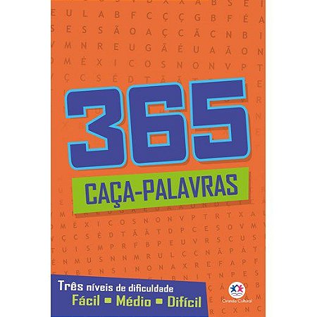 Livro 365 Caça - Palavras II Atividades Passatempos 23x15 Cm