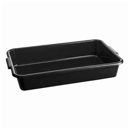 Bandeja Plástica Retangular 7 Lts Multiuso Preta 43x29Cm Trioplast