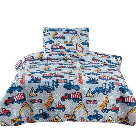 Cobre Leito Colcha+Fronha Solteiro Infantil Várias Estampas