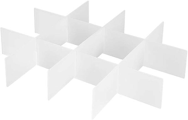 Organizador de Gavetas Fit C/ Divisórias 12 Espaços Branco 10824/3001 Brinox