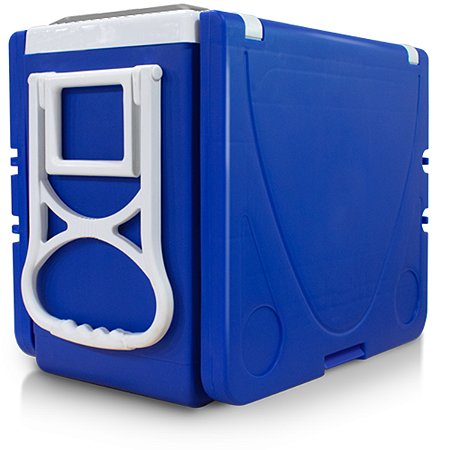 Caixa Térmica 3 em 1 Multifuncional 2 Mesas e 1 Cooler 32Lts 25856PM Arqplast