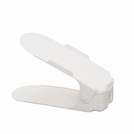 Organizador de Sapato Tênis c/Regulagem de Altura Branco Trioplast