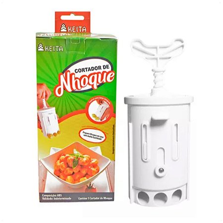 Cortador de Nhoque Branco Nhoqueira Prático e Rápido