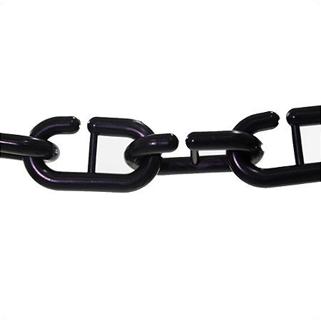 2m Corrente Plástica Para Calha De Chuva Elo Grande Preto
