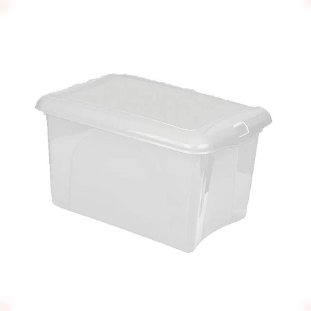 Caixa Organizadora Multiuso Plasvale 16,6 Litros incolor