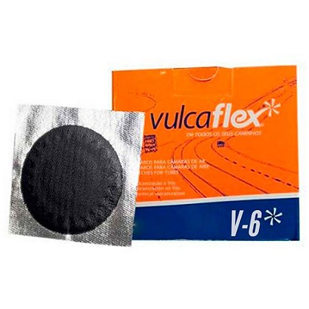 Caixa Reparo a Frio P/ Câmara de Ar V6 - 120mm 25unid. Vulcaflex