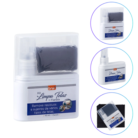 Spray Limpa Telas + Flanela 40ml Li1001 - Brw 1 unidade