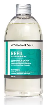 Refil oleo difusor de aromas cha verde 500ml