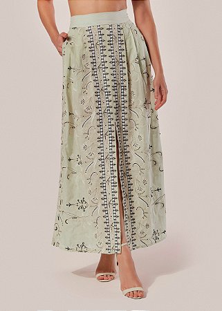 Saia Longa Bordada Zefiro