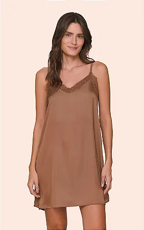 CAMISOLA DE ALÇA BROWN GLOW