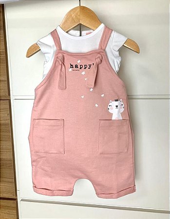 Jardineira Happy com Body